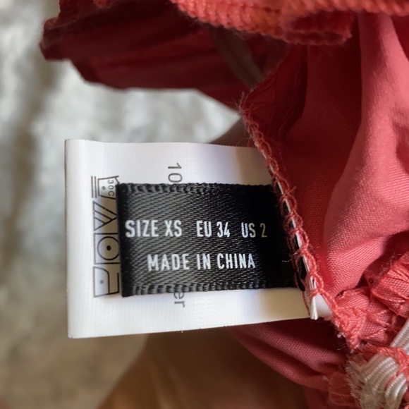 New rose pink scrunch tube top size xs - Picture 3 of 3